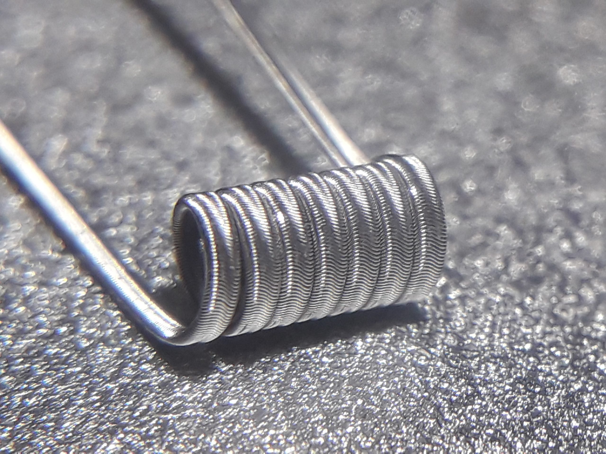 Staggered Fused Clapton Stainless Steel Pair "X29 Coils" 